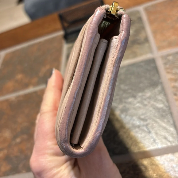 Miu Miu Leather Zip Around Wallet GUC - Picture 7 of 8